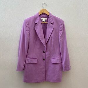 ESCADA vintage 80s purple wool blend blazer